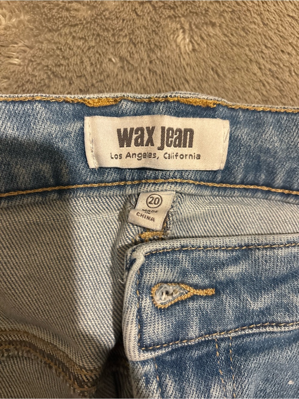 Wax Jean Light Blue High-Rise Women's Jeans